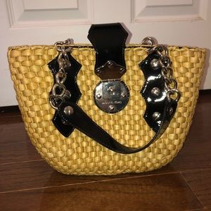 MICHAEL Michael Kors Black Patent Santorini Bag